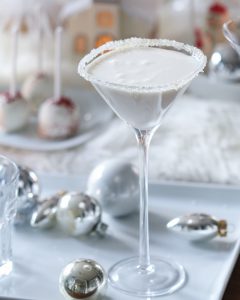 white christmas martini