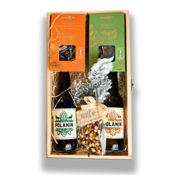 Box świąteczny z piwem Polanin Pszeniczne i IPA