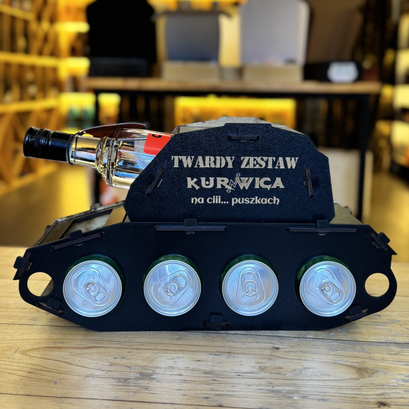 Twardy Zestaw - Kurnwica 40% na ciii... puszkach