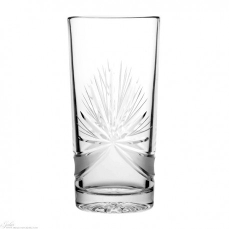 Kryształowe szklanki long drink - delikatne