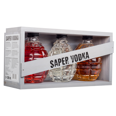 Saper Vodka 3 x 0,2L 