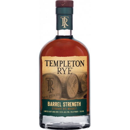 Templeton Rye Barrel strenght 57,9%