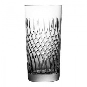 Kryształowe szklanki long drink 6 sztuk Linea 