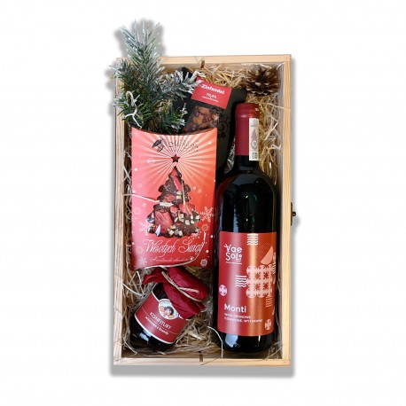 Box świąteczny z winem zielonogórskim