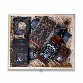 Box świąteczny z whiskey Jack Daniel's