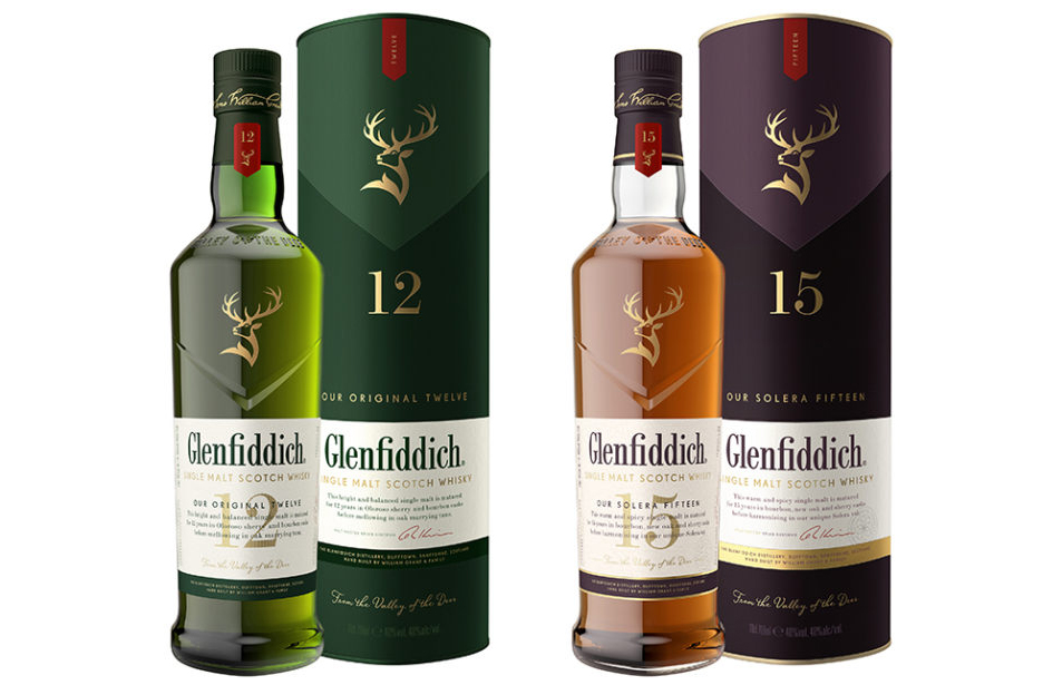 Glenfiddich zmienia swoje wielkie trio whisky single malt